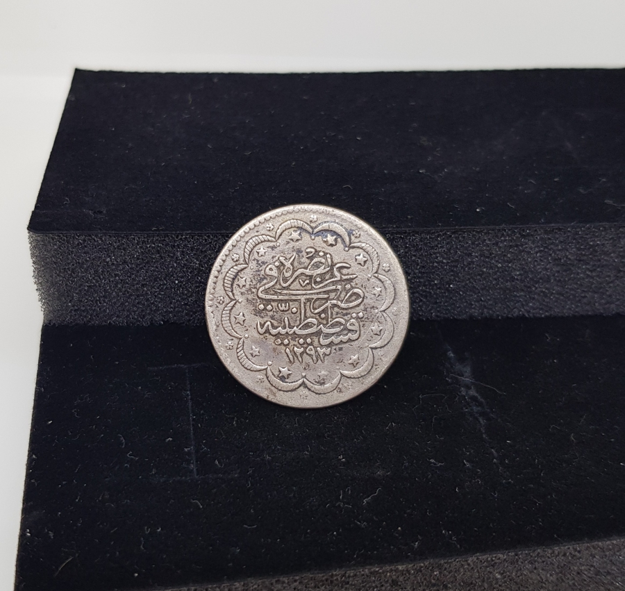 SULTAN ABDÜLHAMİD HAN DÖNEMİ GÜMÜŞ 10 KURUŞ