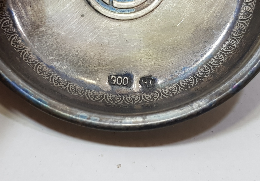 ANTİKA GÜMÜŞ KINA TASI