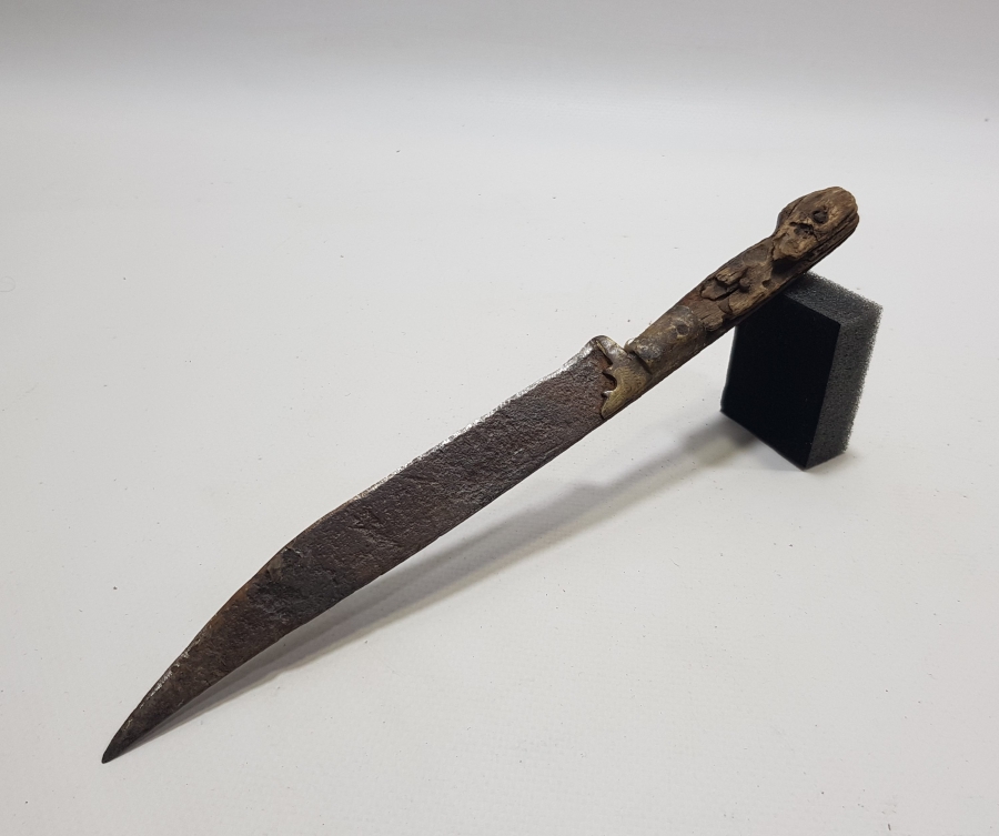 OSMANLI DÖNEMİ BOYNUZ SAPLI SÜRMENE İŞİ KAMA