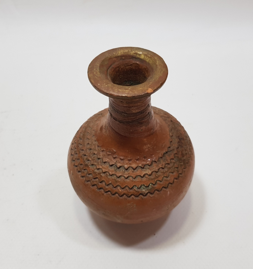 OSMANLI DÖNEMİ ÜZERİ ALTIN VARAKLI TOPHANE İŞİ MİNİ NARGİLE ALTLIĞI