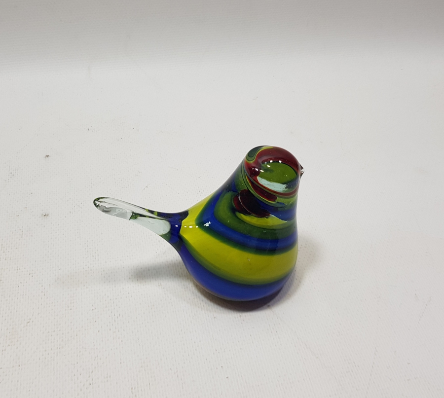 KUŞ FORMLU ANTİKA MURANO BİBLO