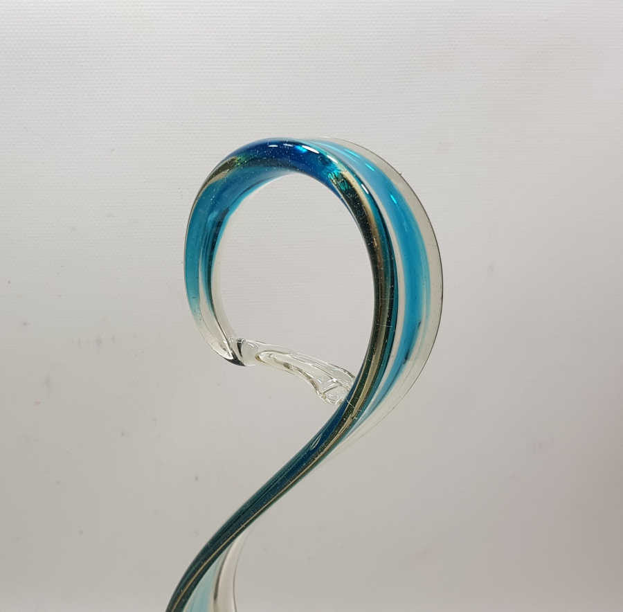 KUĞU FORMUNDA YAPILMIŞ ANTİKA MURANO BÜYÜK BOY LOKUMLUK