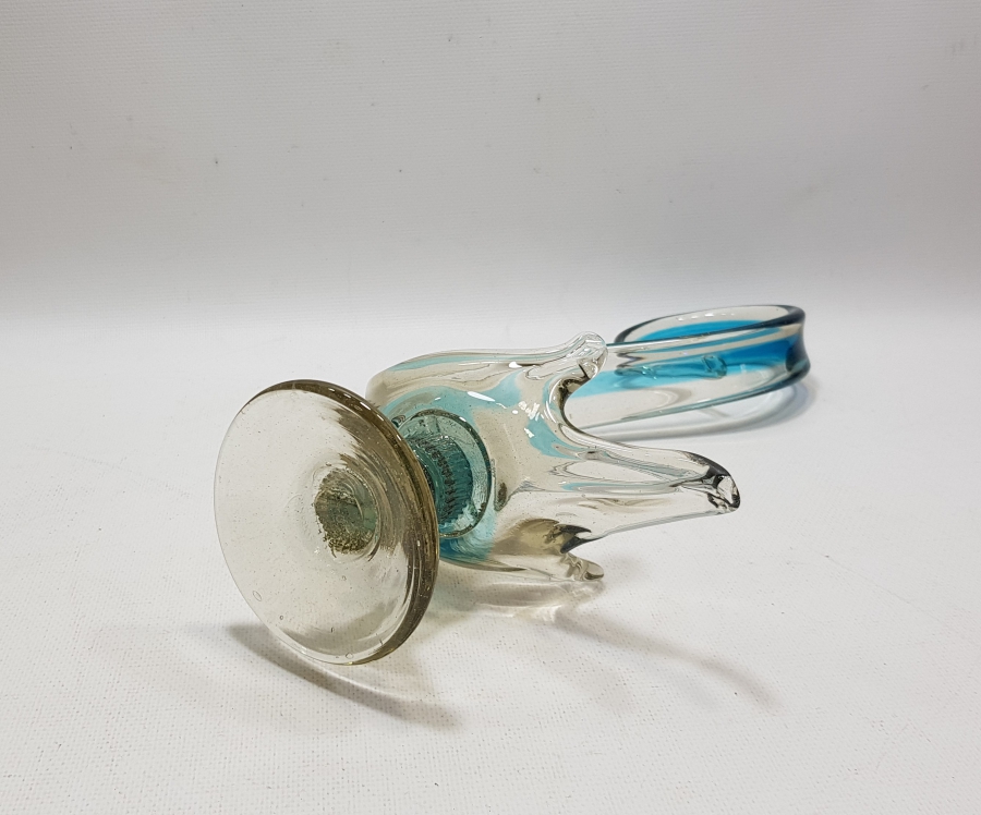 KUĞU FORMUNDA YAPILMIŞ ANTİKA MURANO BÜYÜK BOY LOKUMLUK