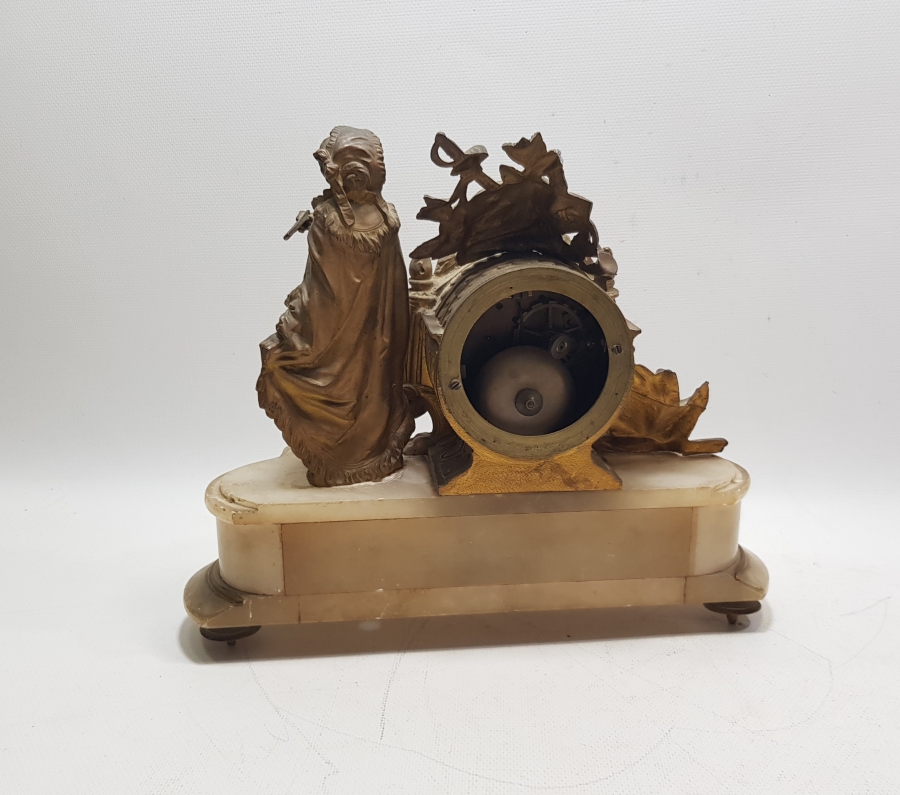 OSMANLI DÖNEMİ NADİR FORMDA ORYANTALİST ŞÖMİNE SAATİ