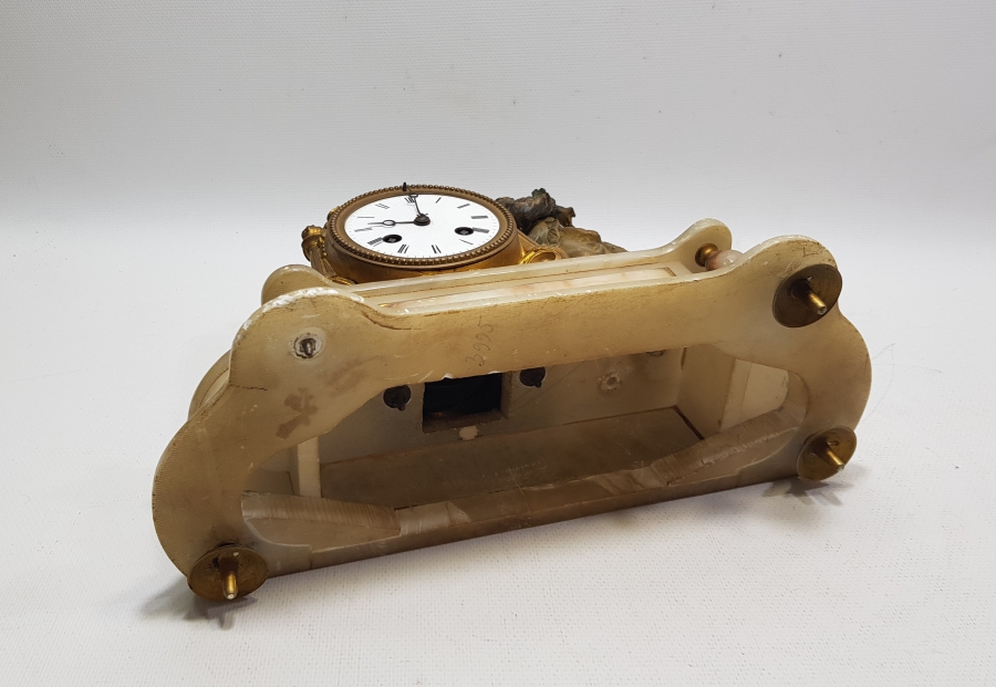 OSMANLI DÖNEMİ NADİR FORMDA ORYANTALİST ŞÖMİNE SAATİ