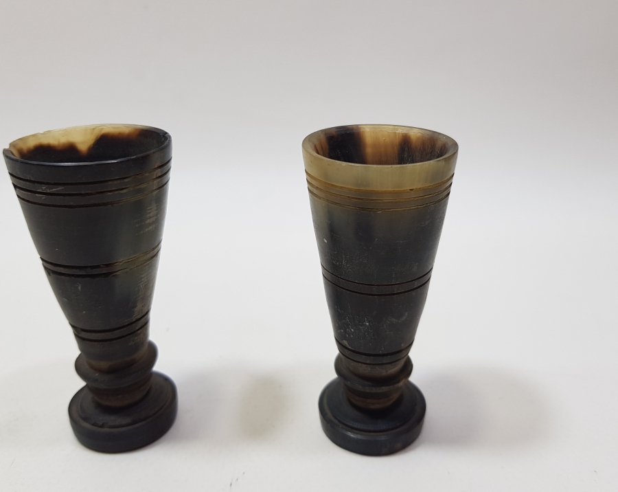 OSMANLI DÖNEMİ BOYNUZDAN MAMUL ÇİFT ZEMZEM BARDAĞI