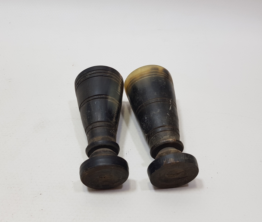 OSMANLI DÖNEMİ BOYNUZDAN MAMUL ÇİFT ZEMZEM BARDAĞI