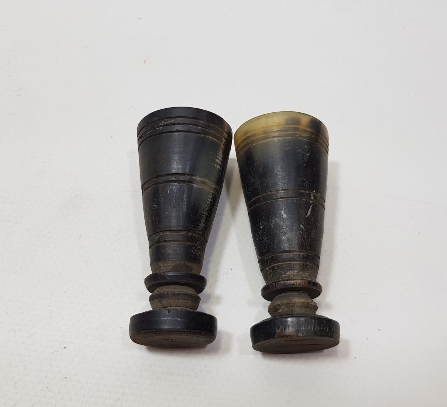 OSMANLI DÖNEMİ BOYNUZDAN MAMUL ÇİFT ZEMZEM BARDAĞI