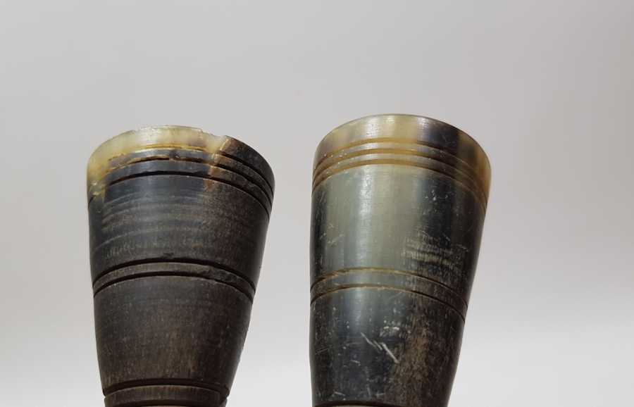 OSMANLI DÖNEMİ BOYNUZDAN MAMUL ÇİFT ZEMZEM BARDAĞI