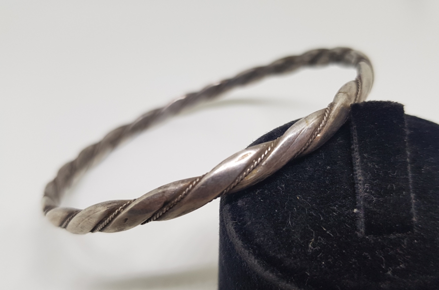 ÖZEL DİZAYN EL YAPIMI GÜMÜŞ BİLEZİK