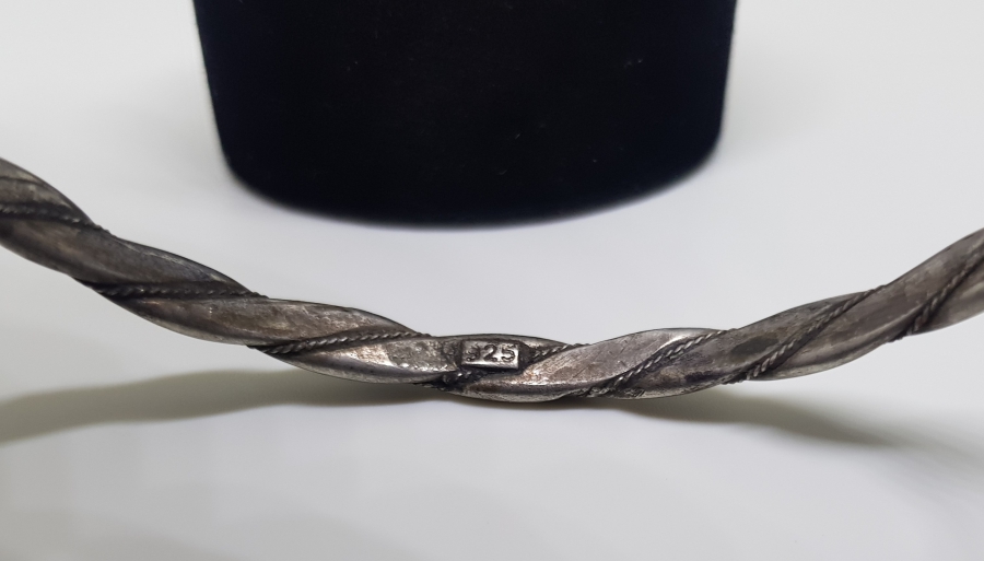 ÖZEL DİZAYN EL YAPIMI GÜMÜŞ BİLEZİK