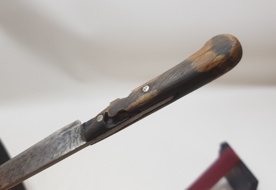 BOYNUZ SAPLI OSMANLI DÖNEMİ KINLI KAMA