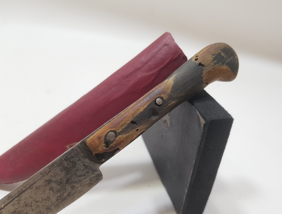 BOYNUZ SAPLI OSMANLI DÖNEMİ KINLI KAMA