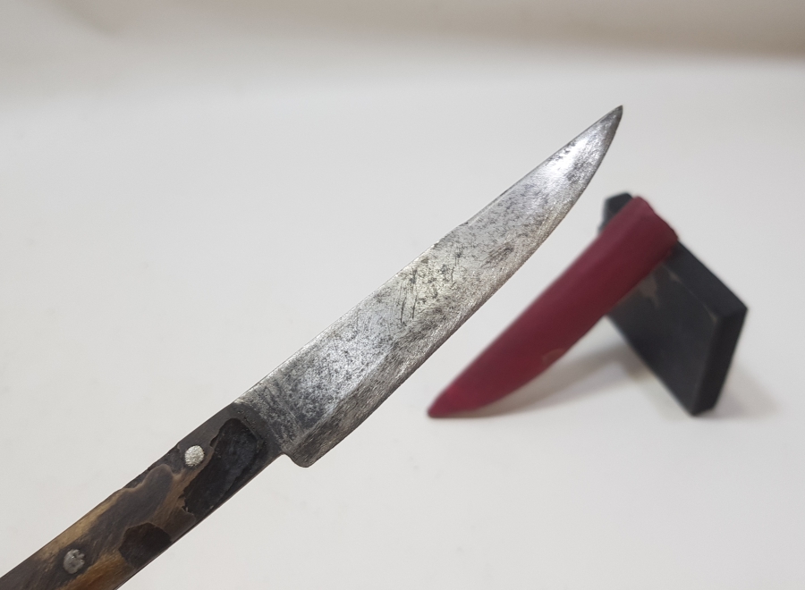 BOYNUZ SAPLI OSMANLI DÖNEMİ KINLI KAMA