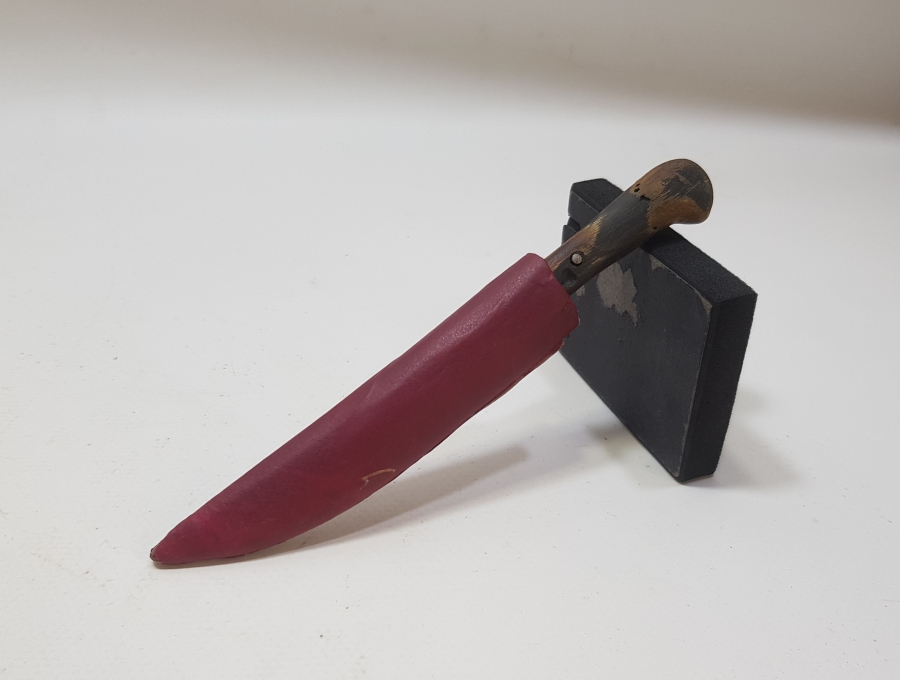 BOYNUZ SAPLI OSMANLI DÖNEMİ KINLI KAMA