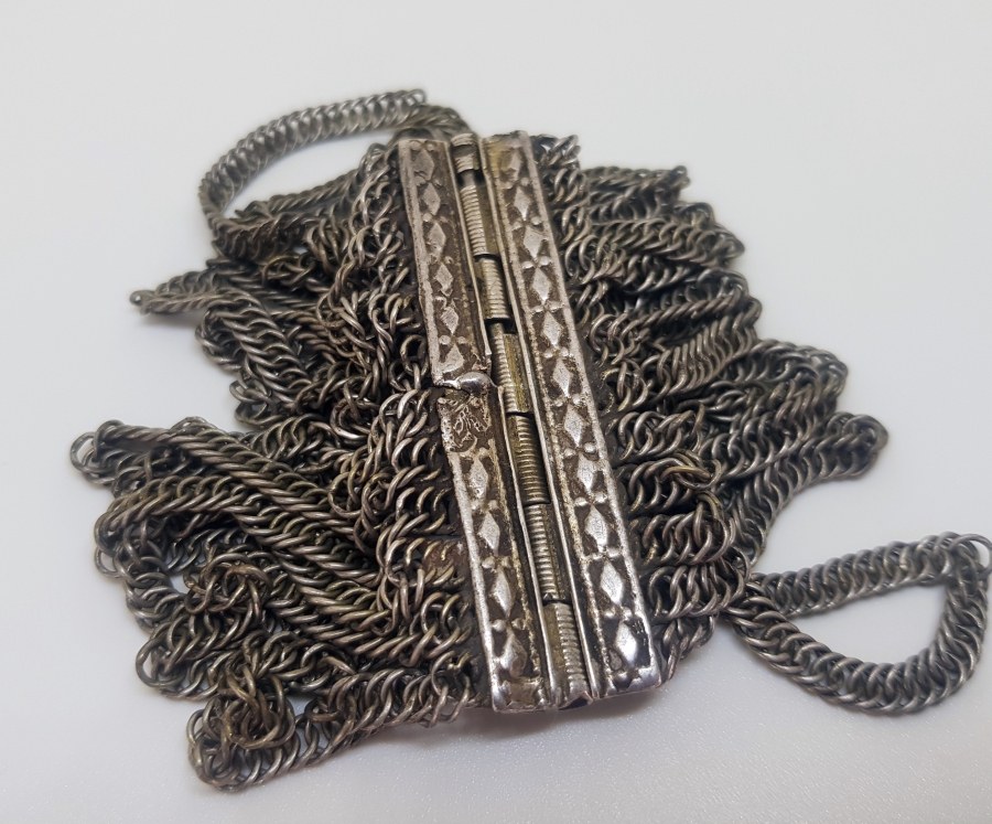 2. MAHMUT DÖNEMİ ÇOK NADİR BÜYÜK BOY GÜMÜŞ BİLEKLİK - BİLEZİK