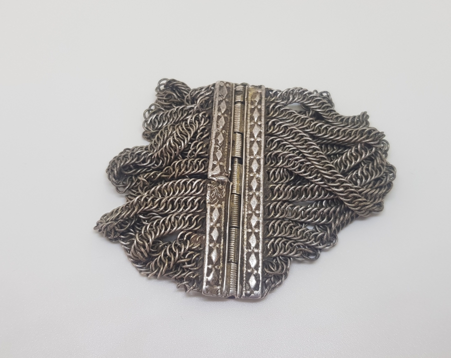 2. MAHMUT DÖNEMİ ÇOK NADİR BÜYÜK BOY GÜMÜŞ BİLEKLİK - BİLEZİK