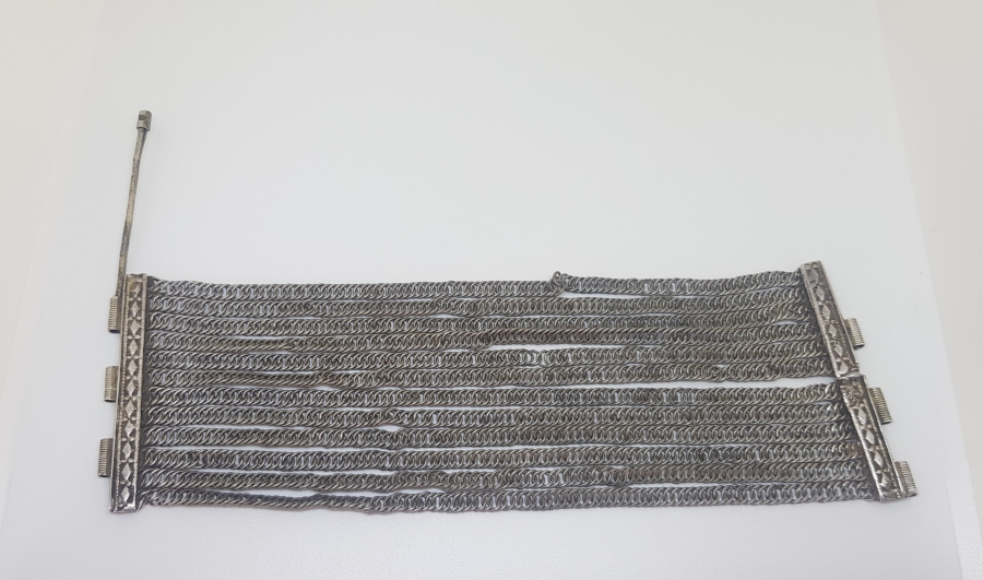 2. MAHMUT DÖNEMİ ÇOK NADİR BÜYÜK BOY GÜMÜŞ BİLEKLİK - BİLEZİK