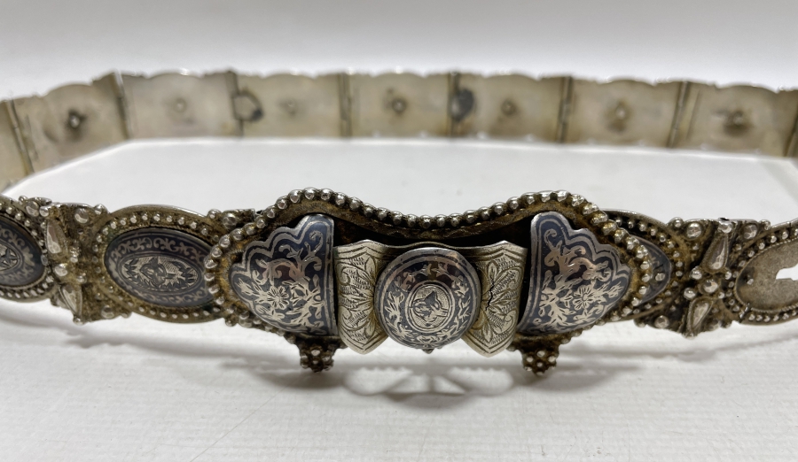 2. MAHMUT HAN DÖNEMİ ÇOK NADİR TUĞRALI VE PRİMİTİF ÇEŞNİLİ GELİN KEMERİ