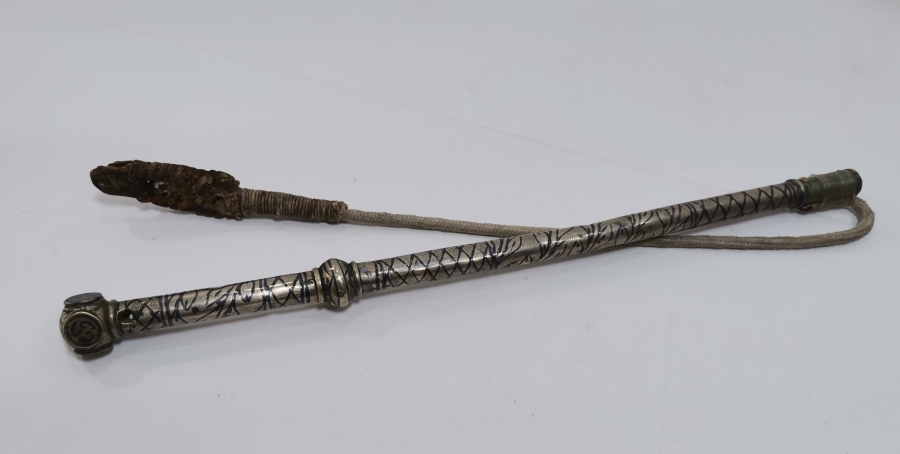 OSMANLI DÖNEMİ ESKİŞEHİR İŞİ SAVATLI ÇERKES KAMÇISI