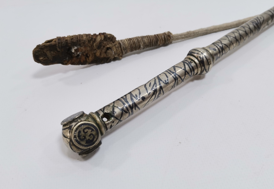 OSMANLI DÖNEMİ ESKİŞEHİR İŞİ SAVATLI ÇERKES KAMÇISI