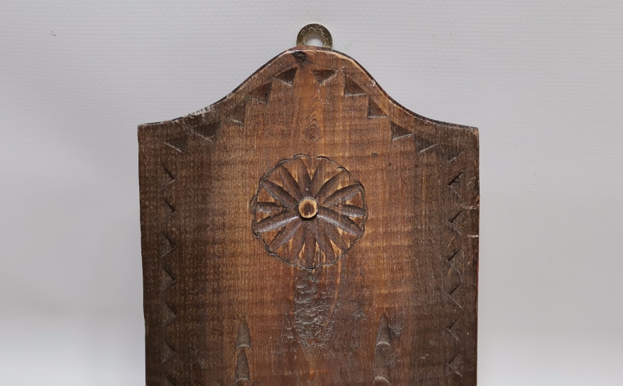 EL OYMA İŞÇİLİKLİ ANTİKA AHŞAP LAMBALIK