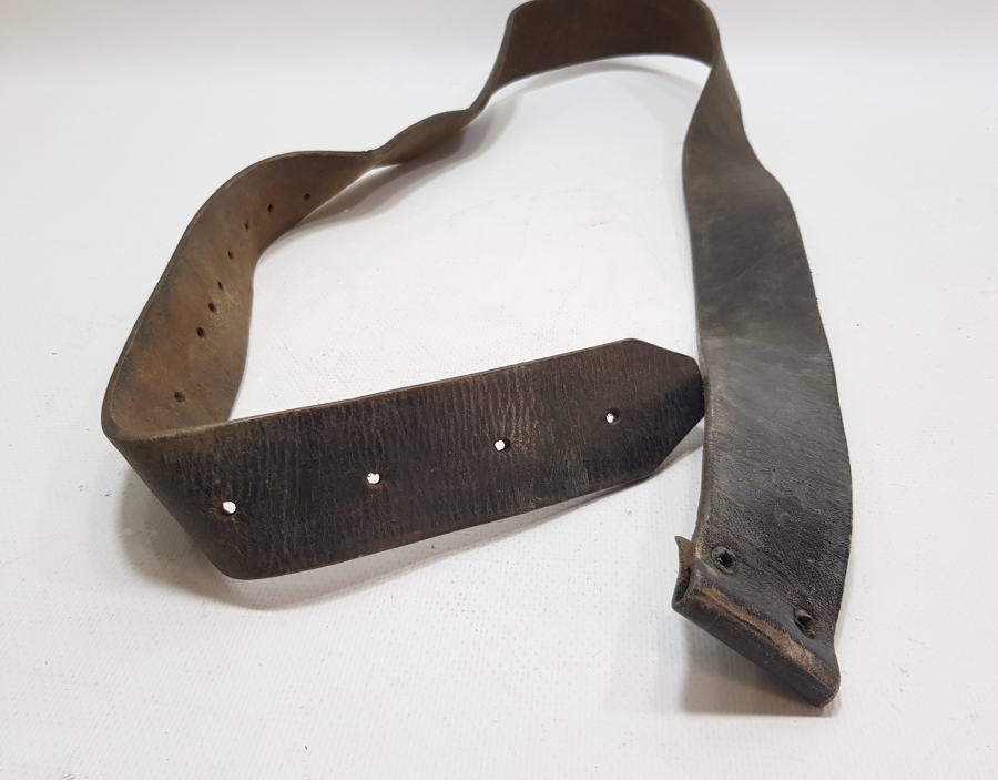 ÜZERİ OSMANLICA YAZILI OSMANLI DÖNEMİ SUBAY KEMERİ