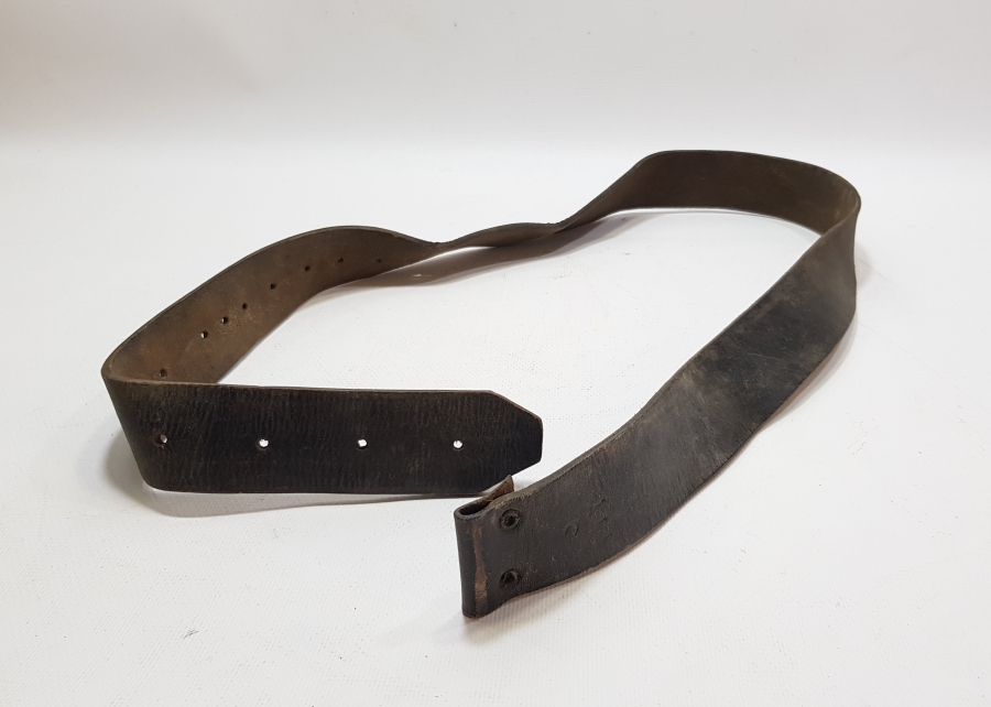 ÜZERİ OSMANLICA YAZILI OSMANLI DÖNEMİ SUBAY KEMERİ