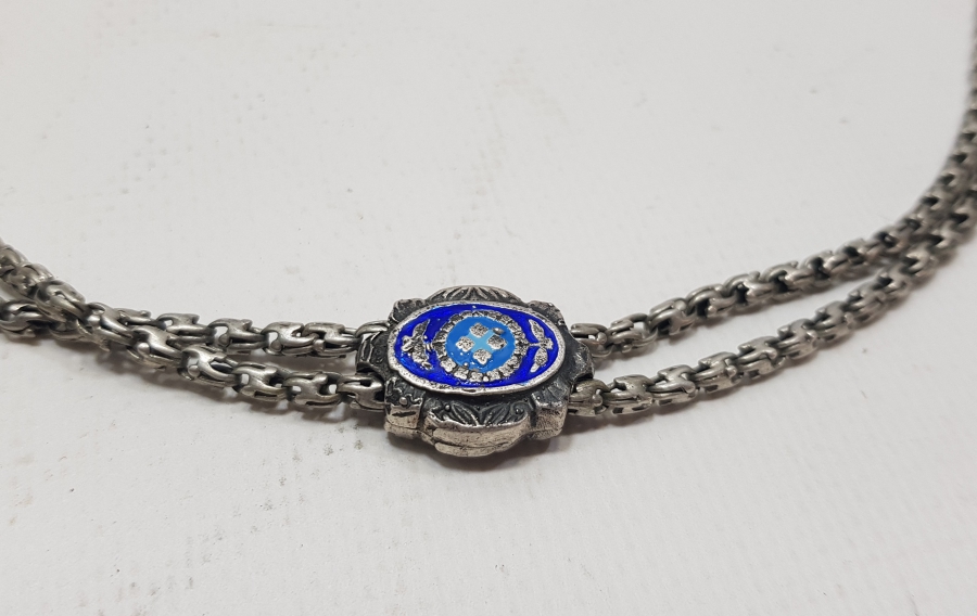 SÜRGÜSÜ MİNELİ OSMANLI DÖNEMİ ARNAVUT ZİNCİR CEP SAATİ KÖSTEĞİ