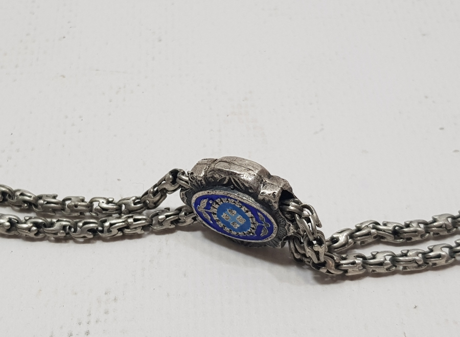 SÜRGÜSÜ MİNELİ OSMANLI DÖNEMİ ARNAVUT ZİNCİR CEP SAATİ KÖSTEĞİ