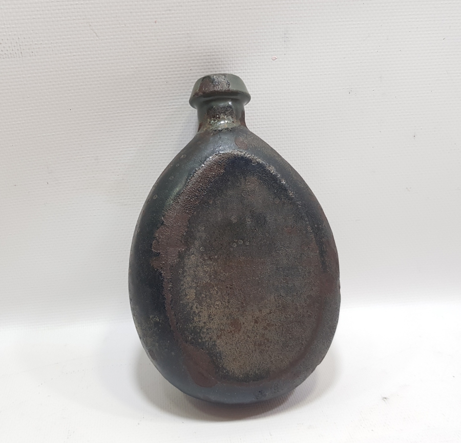 1. DÜNYA SAVAŞI DÖNEMİ ÇOK NADİR MANTAR KAFA ALMAN SUBAY MATARASI