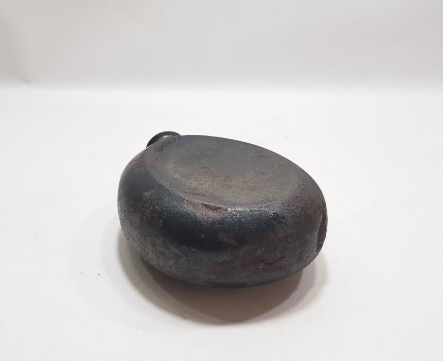 1. DÜNYA SAVAŞI DÖNEMİ ÇOK NADİR MANTAR KAFA ALMAN SUBAY MATARASI