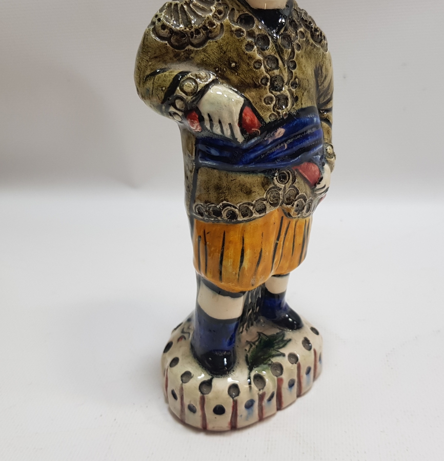 ÖMER CESUR USTA İMZALI ÇOK NADİR KÜTAHYA EFE FİGÜRÜ