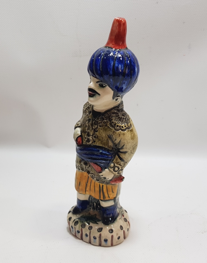 ÖMER CESUR USTA İMZALI ÇOK NADİR KÜTAHYA EFE FİGÜRÜ