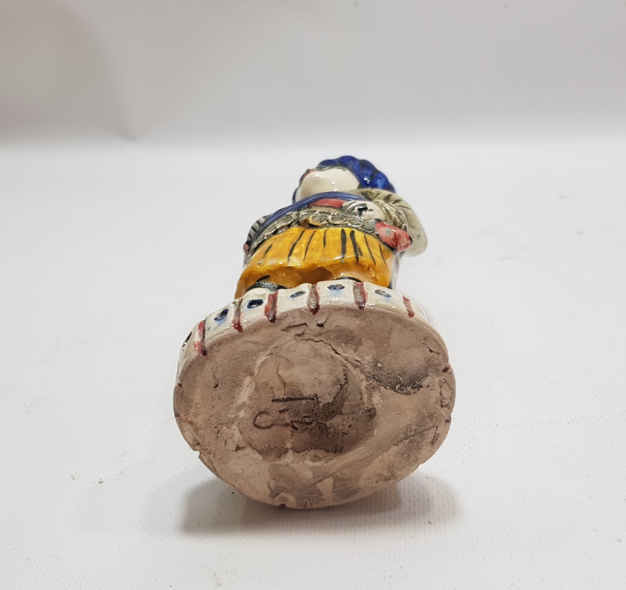 ÖMER CESUR USTA İMZALI ÇOK NADİR KÜTAHYA EFE FİGÜRÜ