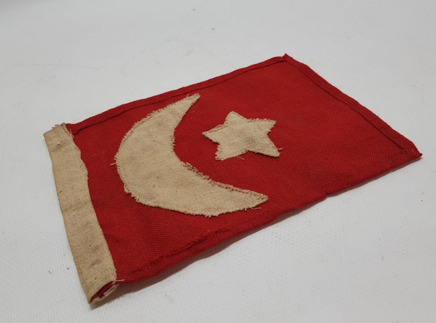 MEŞRUTİYET DÖNEMİ EL YAPIMI OSMANLI BAYRAK