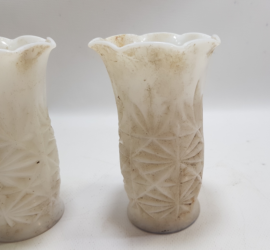 OSMANLI DÖNEMİ TAŞ OPALİN ÇİFT SAKSI