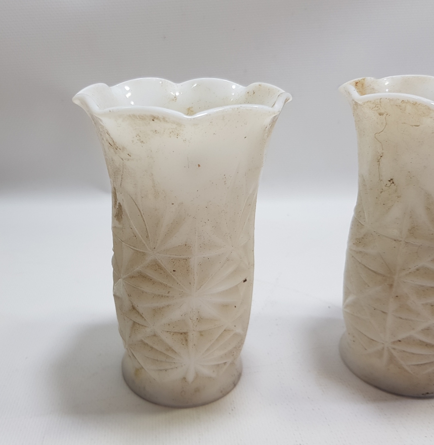 OSMANLI DÖNEMİ TAŞ OPALİN ÇİFT SAKSI