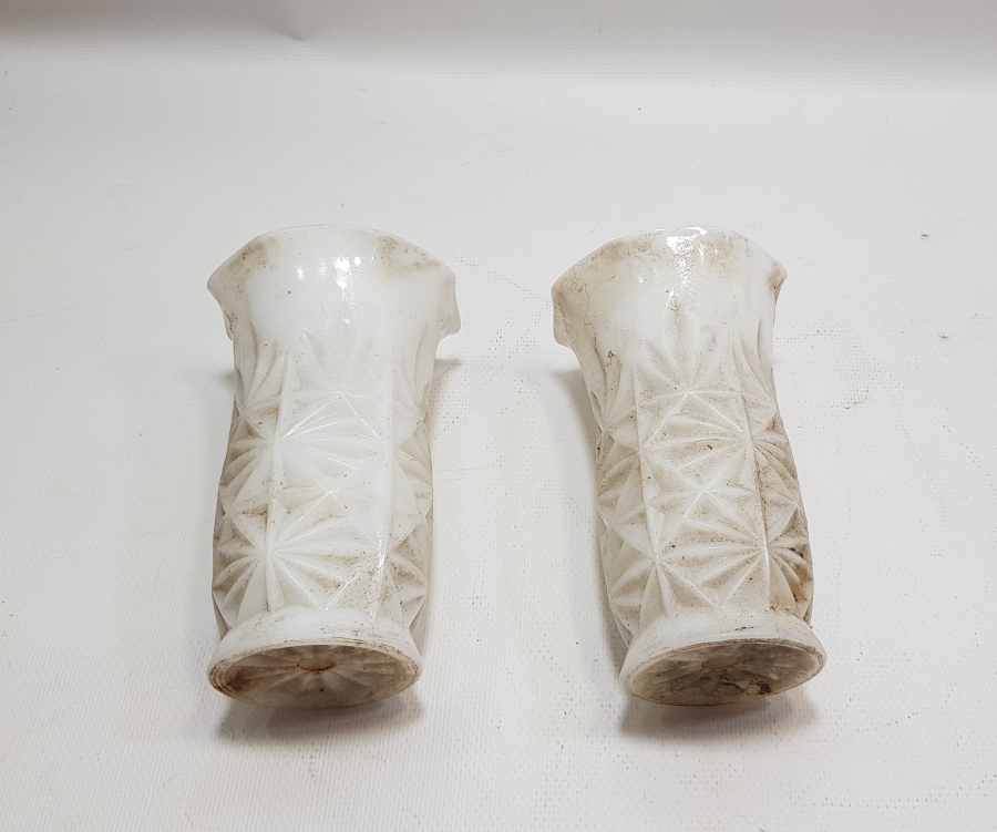 OSMANLI DÖNEMİ TAŞ OPALİN ÇİFT SAKSI