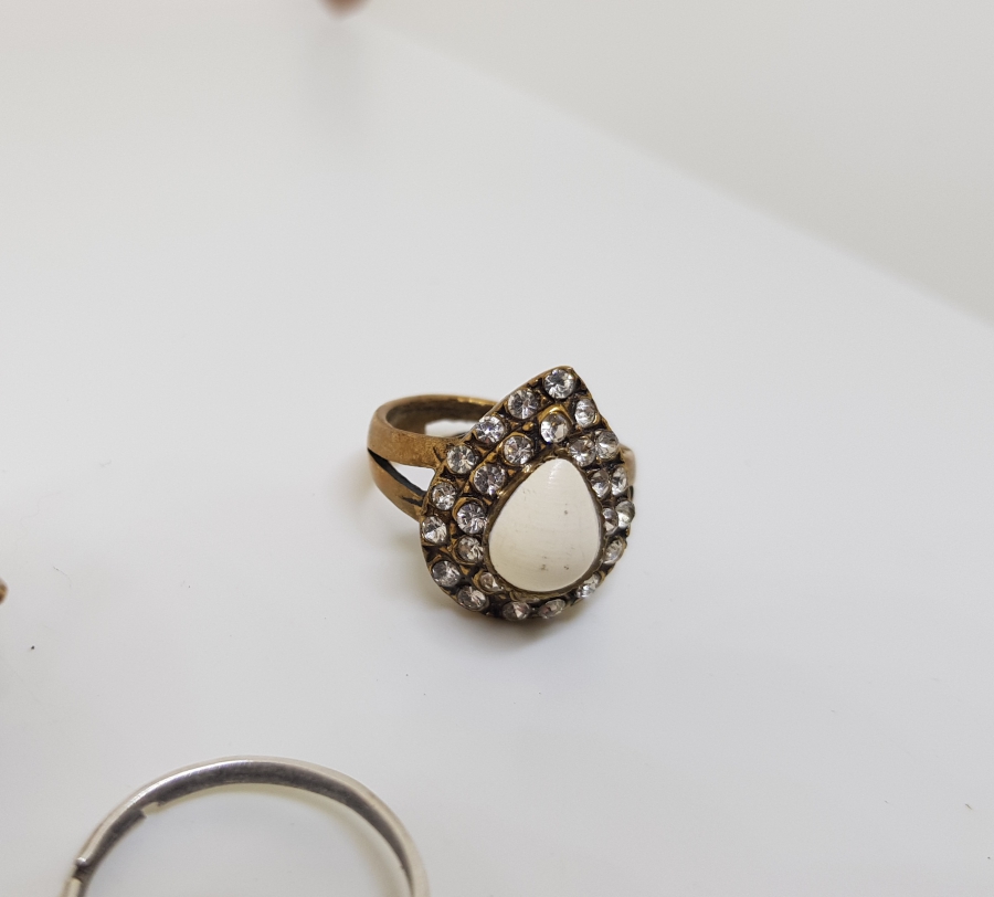 LÜLE TAŞLI 3 ADET BİJUTERİ YÜZÜK