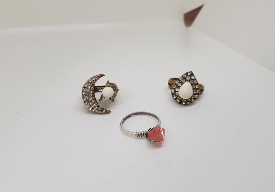 LÜLE TAŞLI 3 ADET BİJUTERİ YÜZÜK