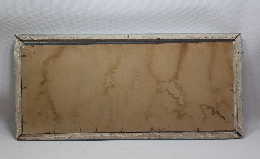 OSMANLI DÖNEMİ SAMAN ÇÖPÜNDEN YAPILMIŞ KUFİ YAZIYLA KELİME-İ TEVHİD YAZILI HAT LEVHA