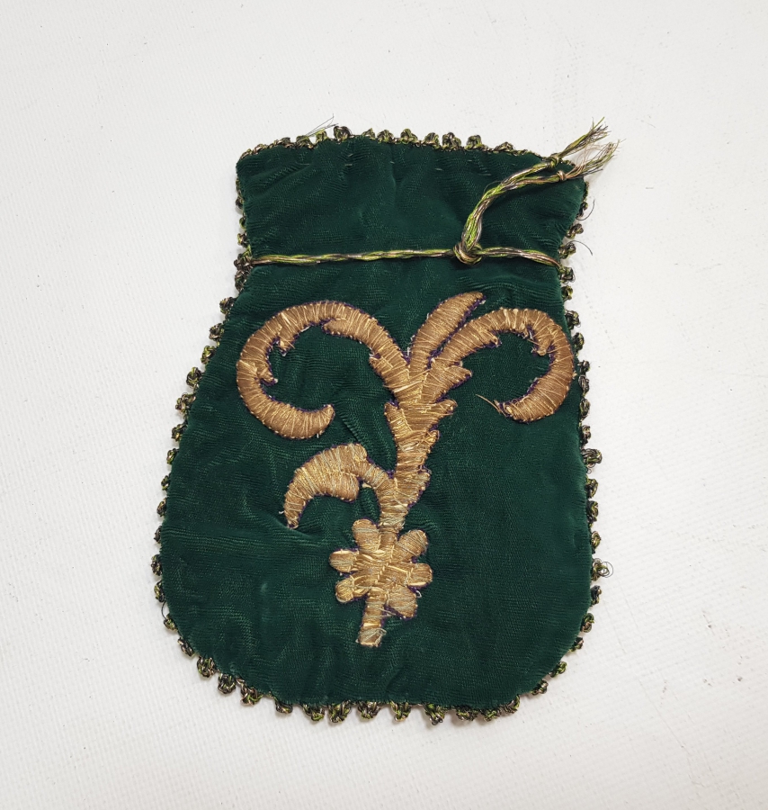 OSMANLI DÖNEMİ SIRMA İŞLEMELİ GELİN KESESİ