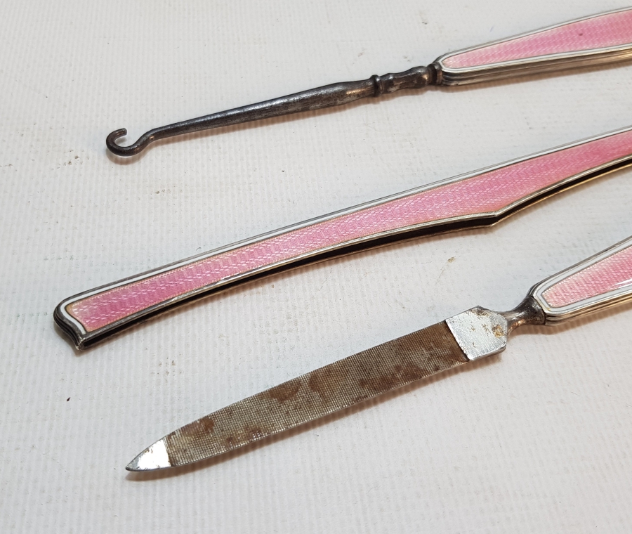 ANTİKA MİNELİ GÜMÜŞ BAKIM SETİ