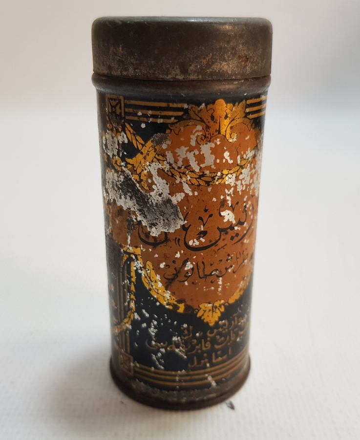 CONSTANTİNOPLE - OSMANLICA YAZILI TIRAŞ SABUNU KUTUSU