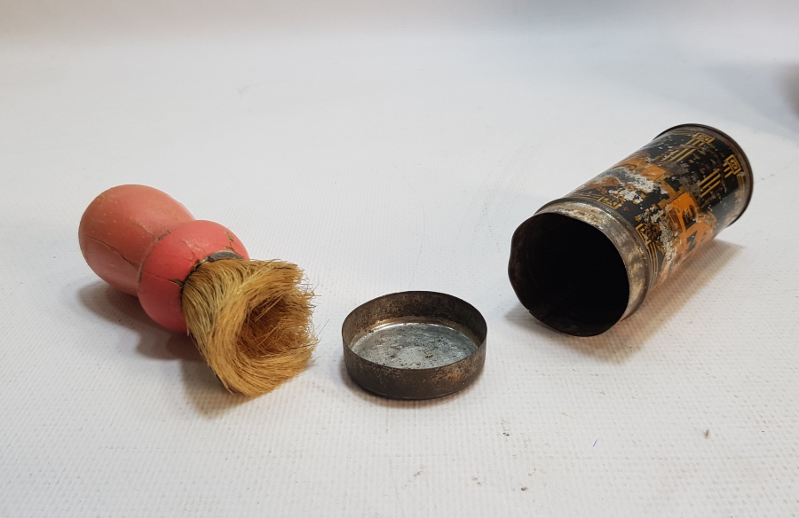 CONSTANTİNOPLE - OSMANLICA YAZILI TIRAŞ SABUNU KUTUSU