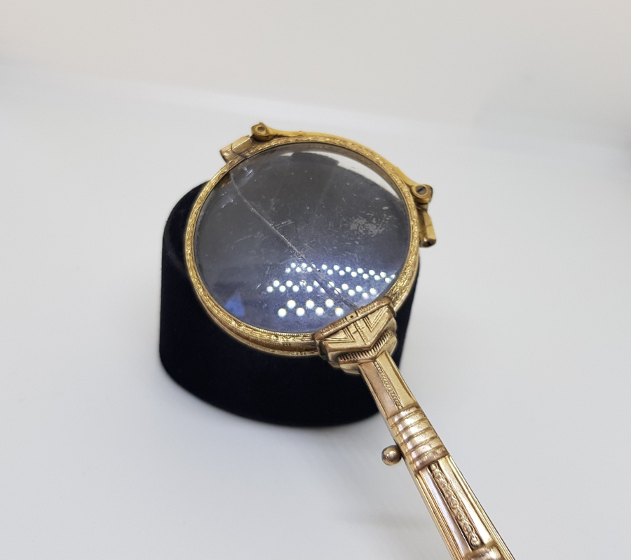 OSMANLI DÖNEMİ ALTIN KAPLAMA OKUMA GÖZLÜĞÜ - OPERA GÖZLÜĞÜ