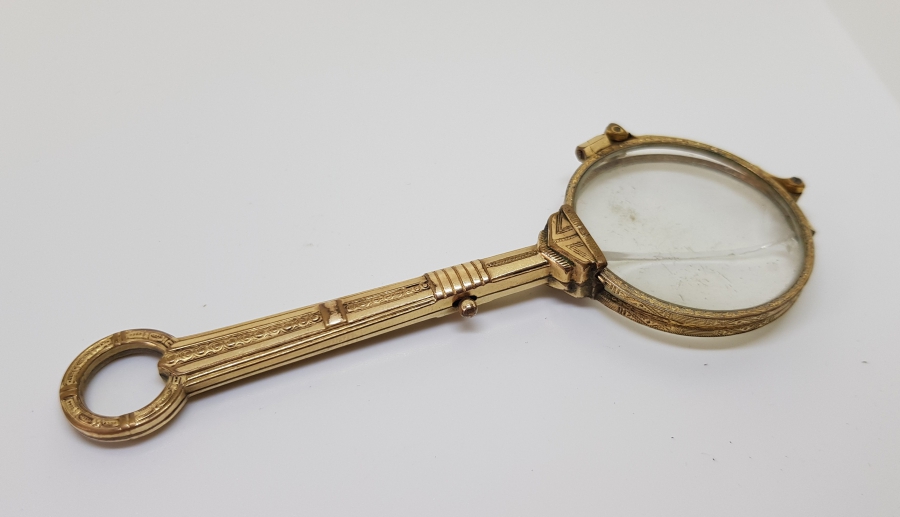 OSMANLI DÖNEMİ ALTIN KAPLAMA OKUMA GÖZLÜĞÜ - OPERA GÖZLÜĞÜ