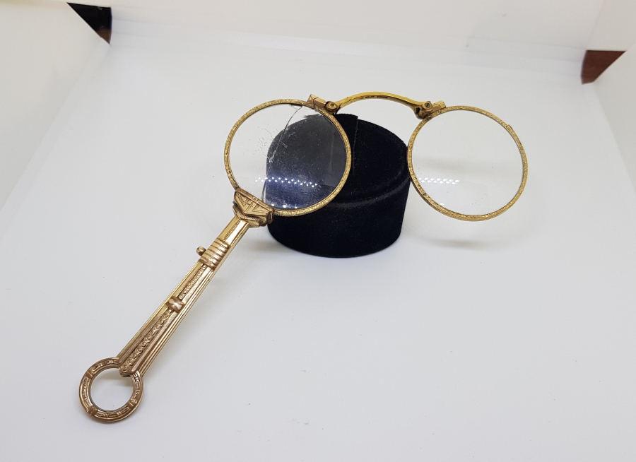 OSMANLI DÖNEMİ ALTIN KAPLAMA OKUMA GÖZLÜĞÜ - OPERA GÖZLÜĞÜ