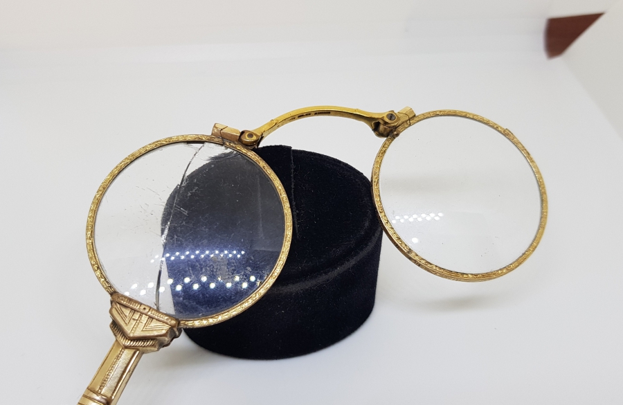 OSMANLI DÖNEMİ ALTIN KAPLAMA OKUMA GÖZLÜĞÜ - OPERA GÖZLÜĞÜ